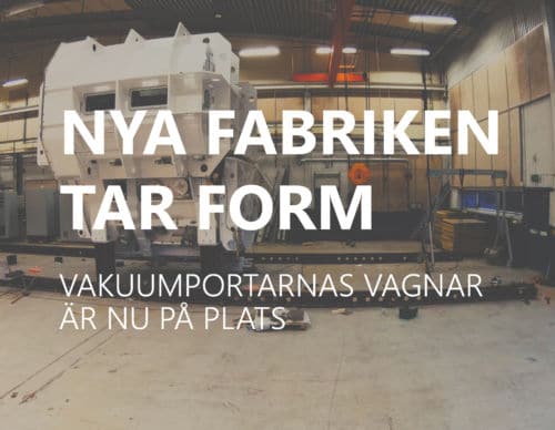 Cover photo for news article about "Nya fabriken tar form"